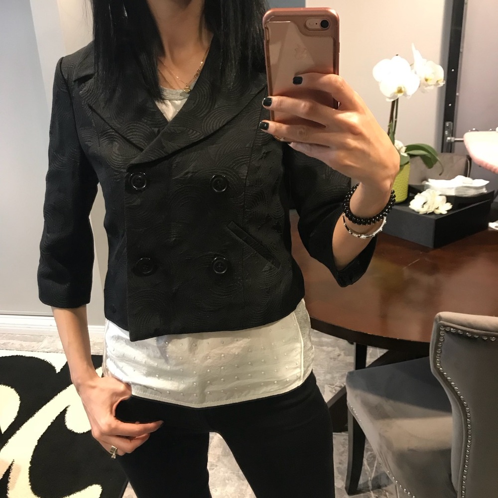Express cropped blazer